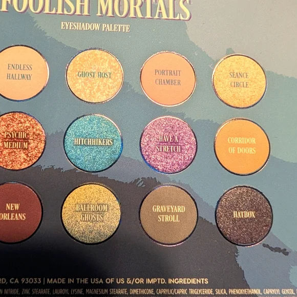 ColourPop x Disney Haunted Mansion Welcome Foolish Mortals Eyeshadow Palette